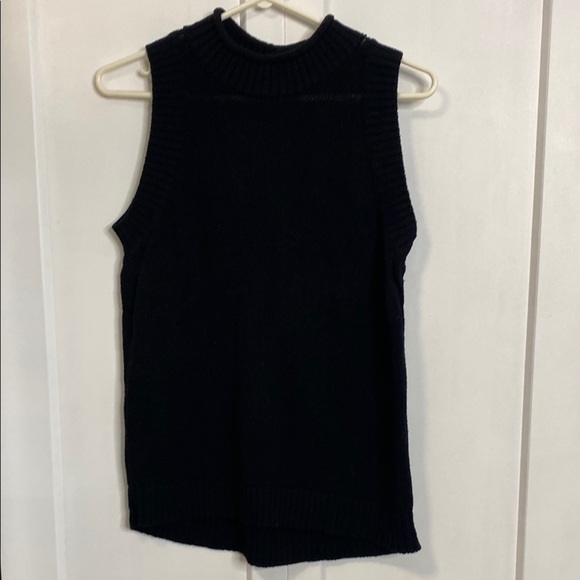 Tribal - Sleeveless Black Knit Top - large - 100% cotton - Picture 1 of 5